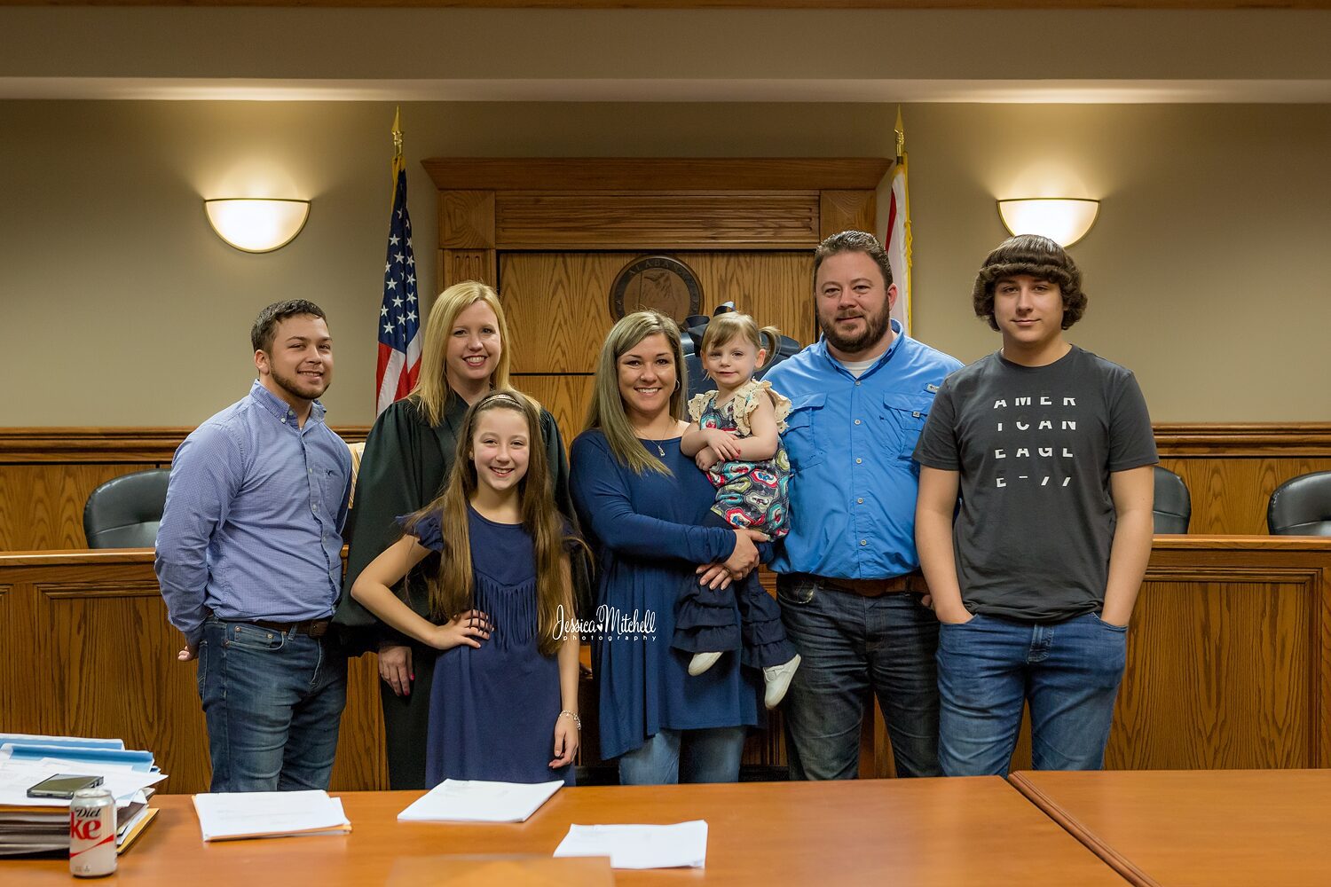 Wood Family Adoption Day Pictures.